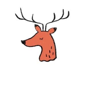 Illustration of a deer