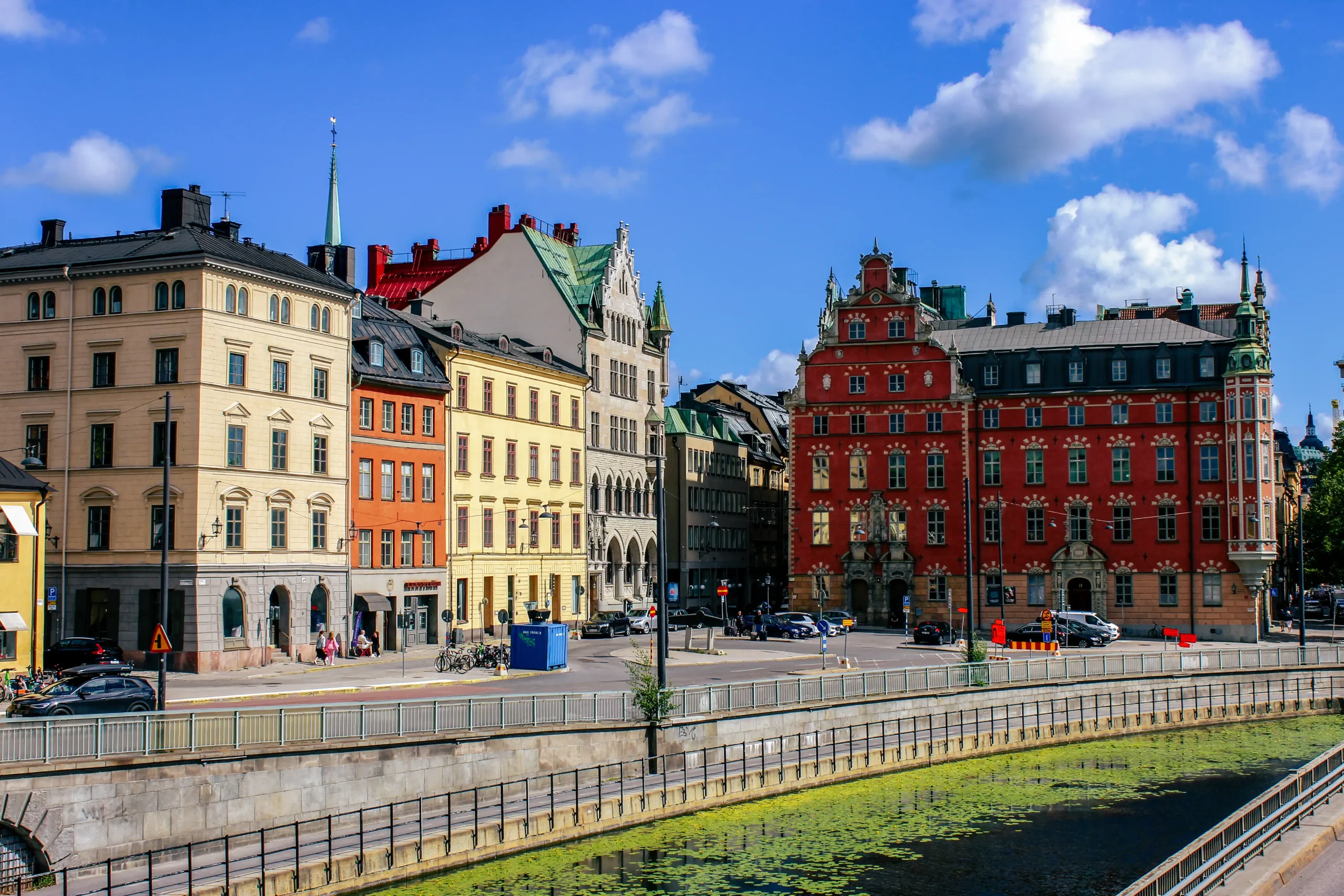 Gamla Stan and Riddarholmen seen from the water