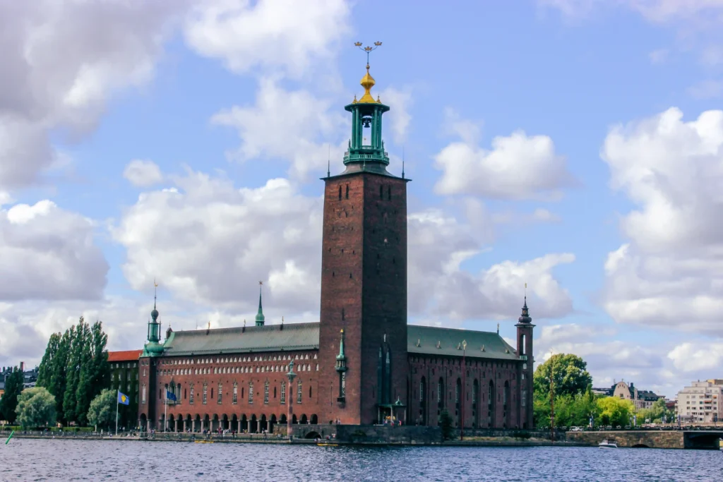 Stockholm City Hall seen from Gamla Stan