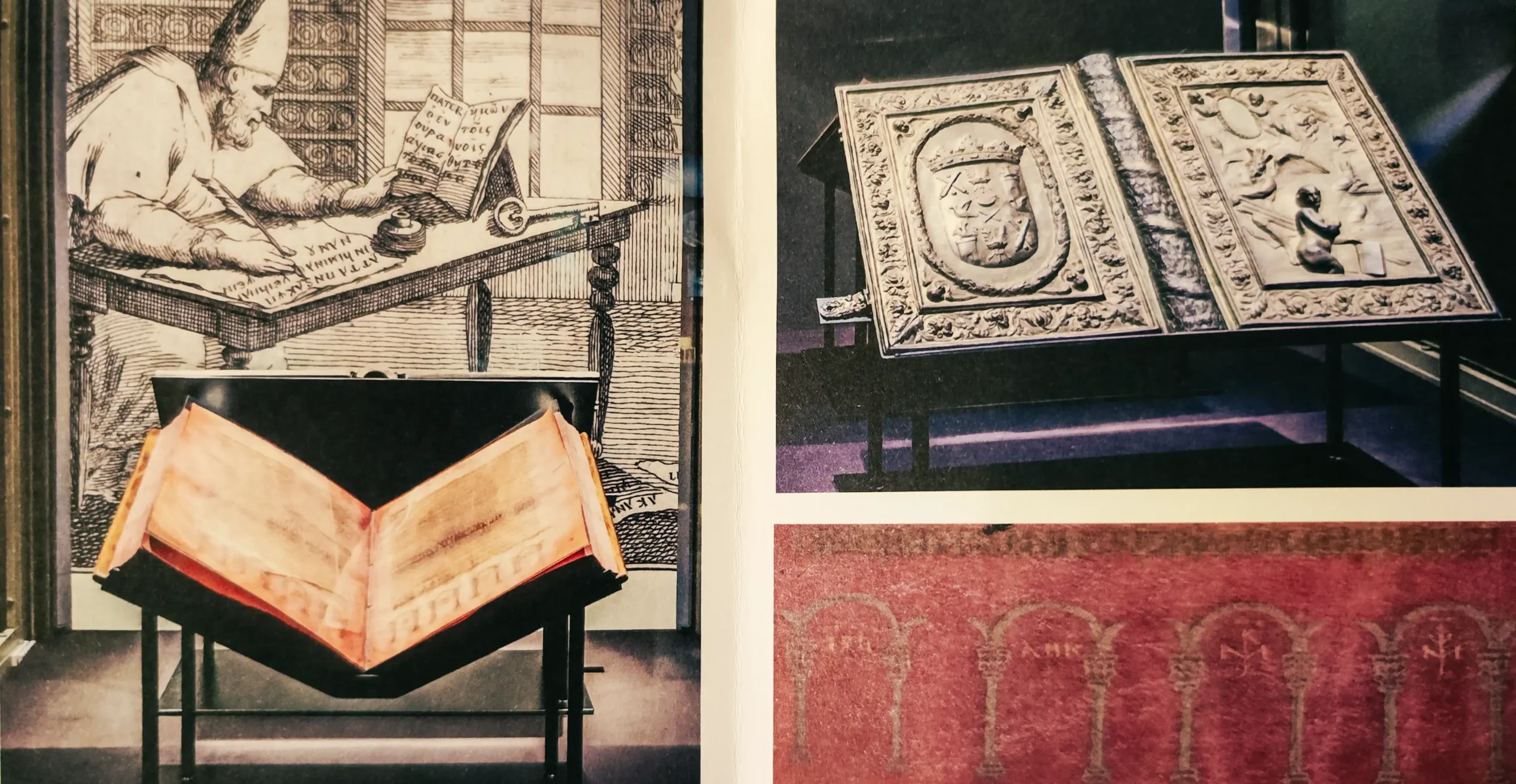 The Codex Argenteus on display at Carolina Rediviva, Uppsala University Library