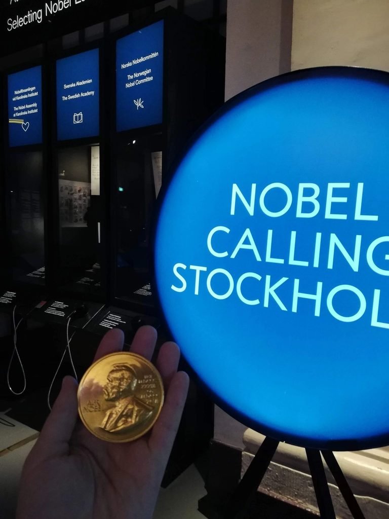 Nobel Calling Stockholm exhibit at the Nobel Museum in 2023