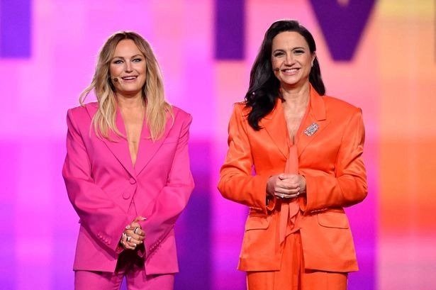 Malin Åkerman and Petra Mede hosting Eurovision this year.